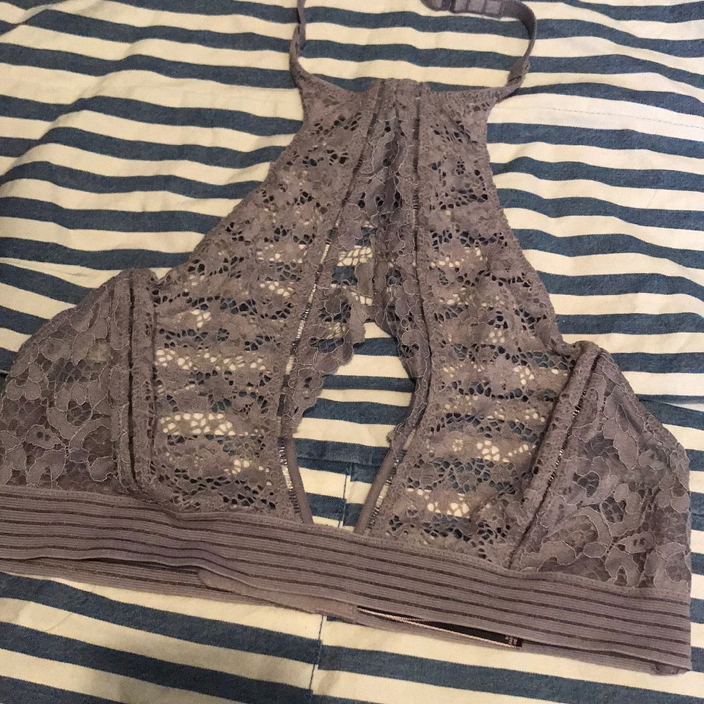Dusty Purple Halter Bralette (S)